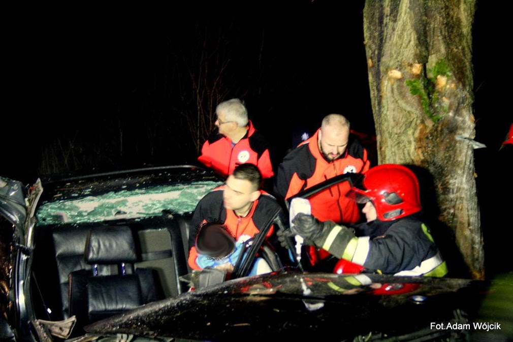 Seria wypadków na drogach 